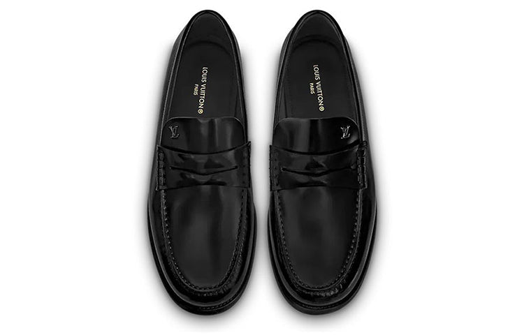 LOUIS VUITTON Louis Loafers 'Patent Black' 1AAMWL