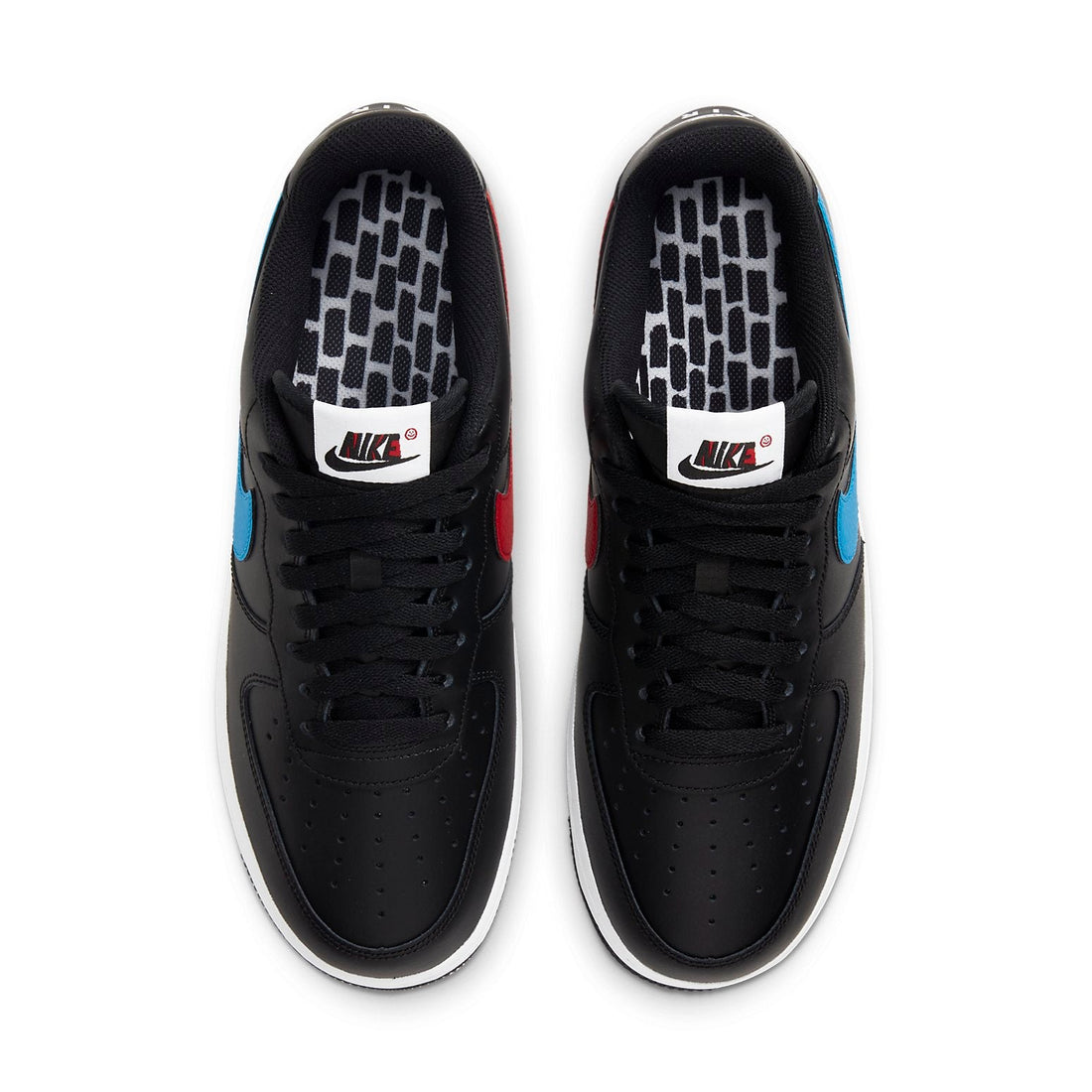 Nike Air Force 1 '07 'Mismatch Swooshes - Black' CT2816-001