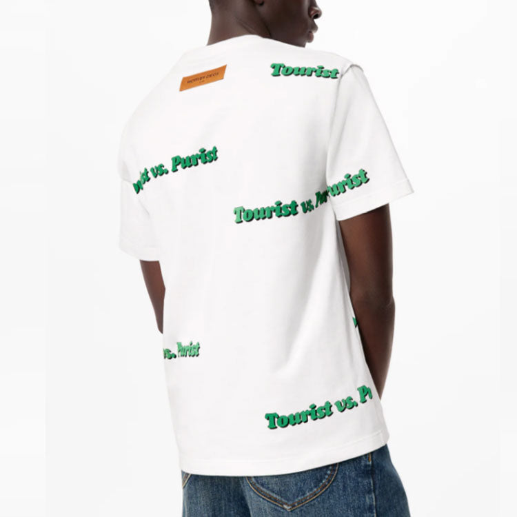 LOUIS VUITTON FW21 Tourist Vspurist Short Sleeve Men's White 1A971X