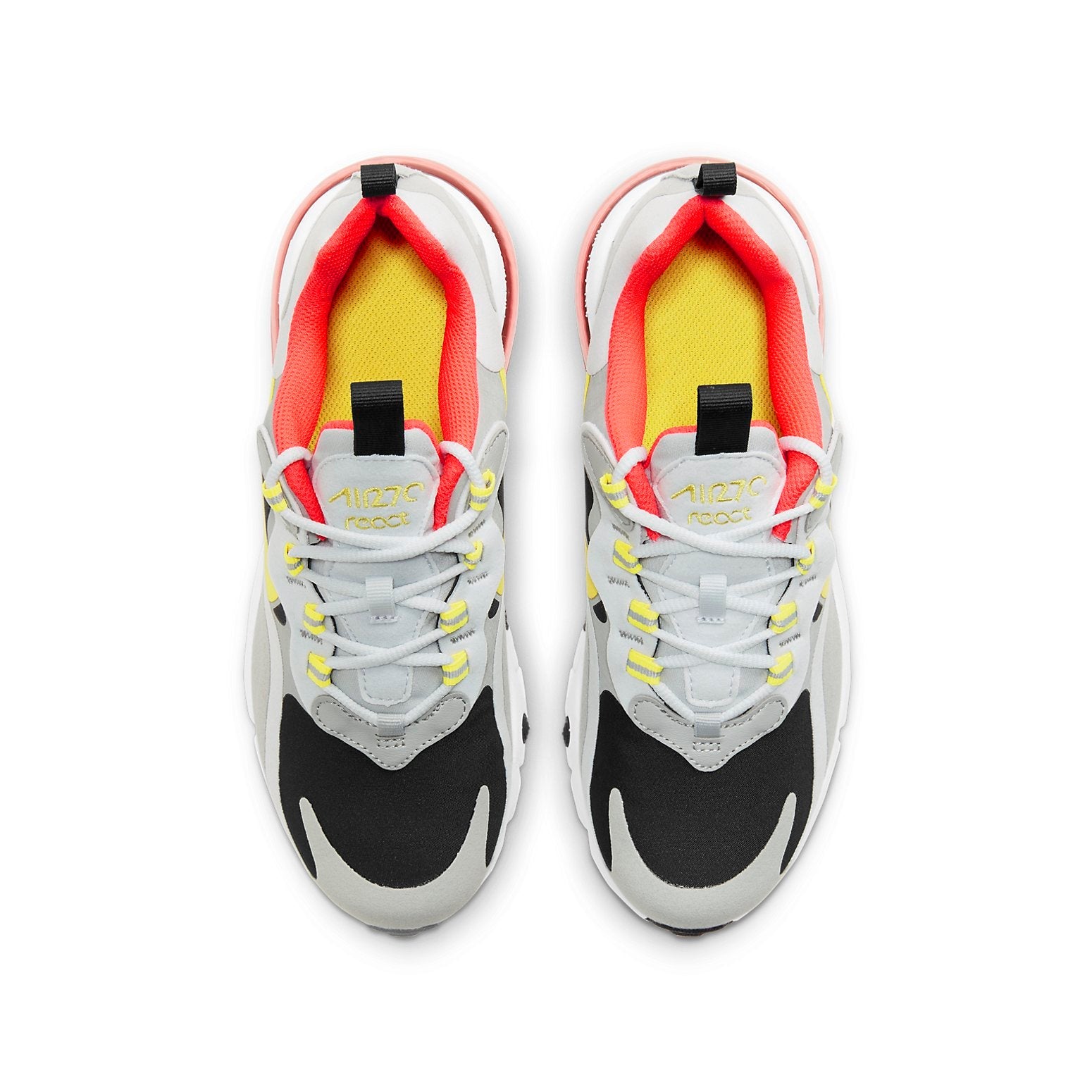 (GS) Nike Air Max 270 React 'Smoke Grey High Voltage' BQ0103-023