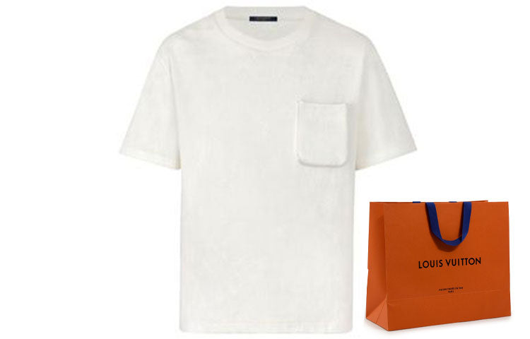 LOUIS VUITTON LV Monogram Dark Print Presbyopic 3D Pocket For Men White 1A5VI3