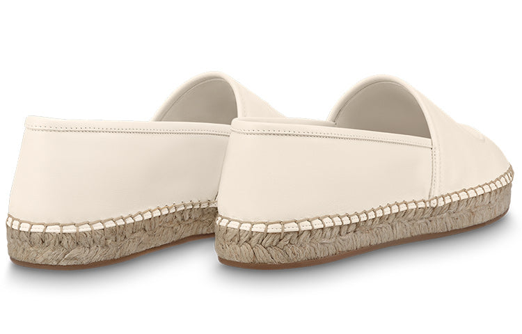 (WMNS) LOUIS VUITTON Starboard Flat Espadrille Shoes 'Beige with Logo' 1ABVM6