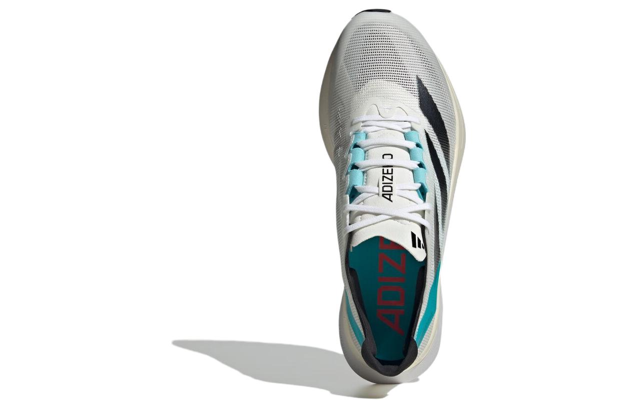 adidas Adizero Boston 12 Running 'White Light Aqua' ID4237