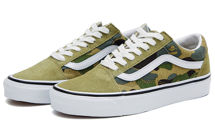 Vans BAPE x Old Skool 36 DX 'Green Camo' VN0A54F37BE