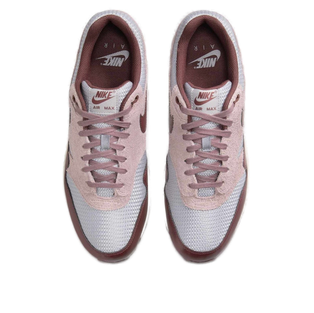 Nike Air Max 1 Essential Premium 'Cement Grey Burgundy Crush' FQ7327-001