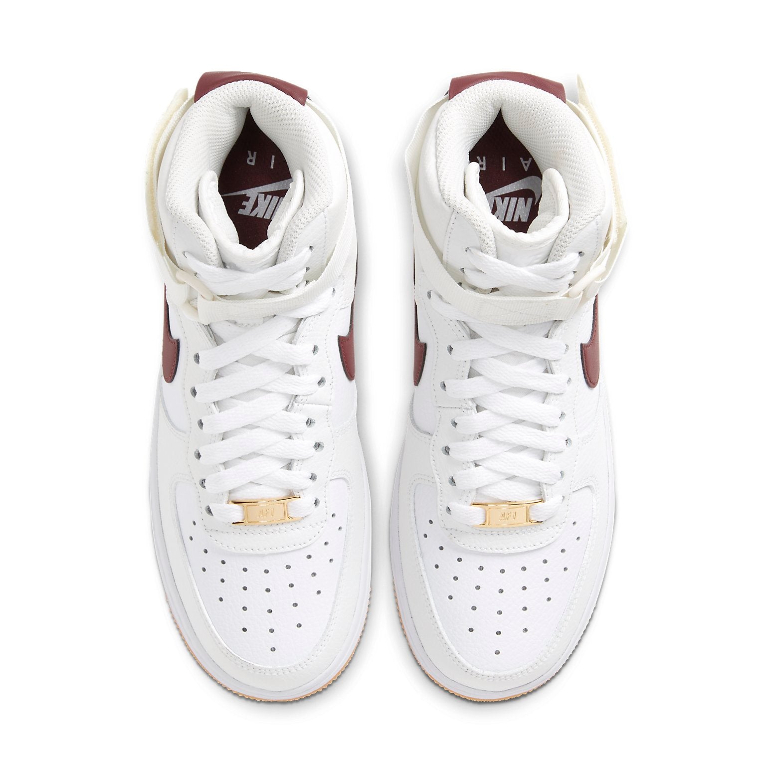 (WMNS) Nike Air Force 1 High 'White Night Maroon' 334031-113
