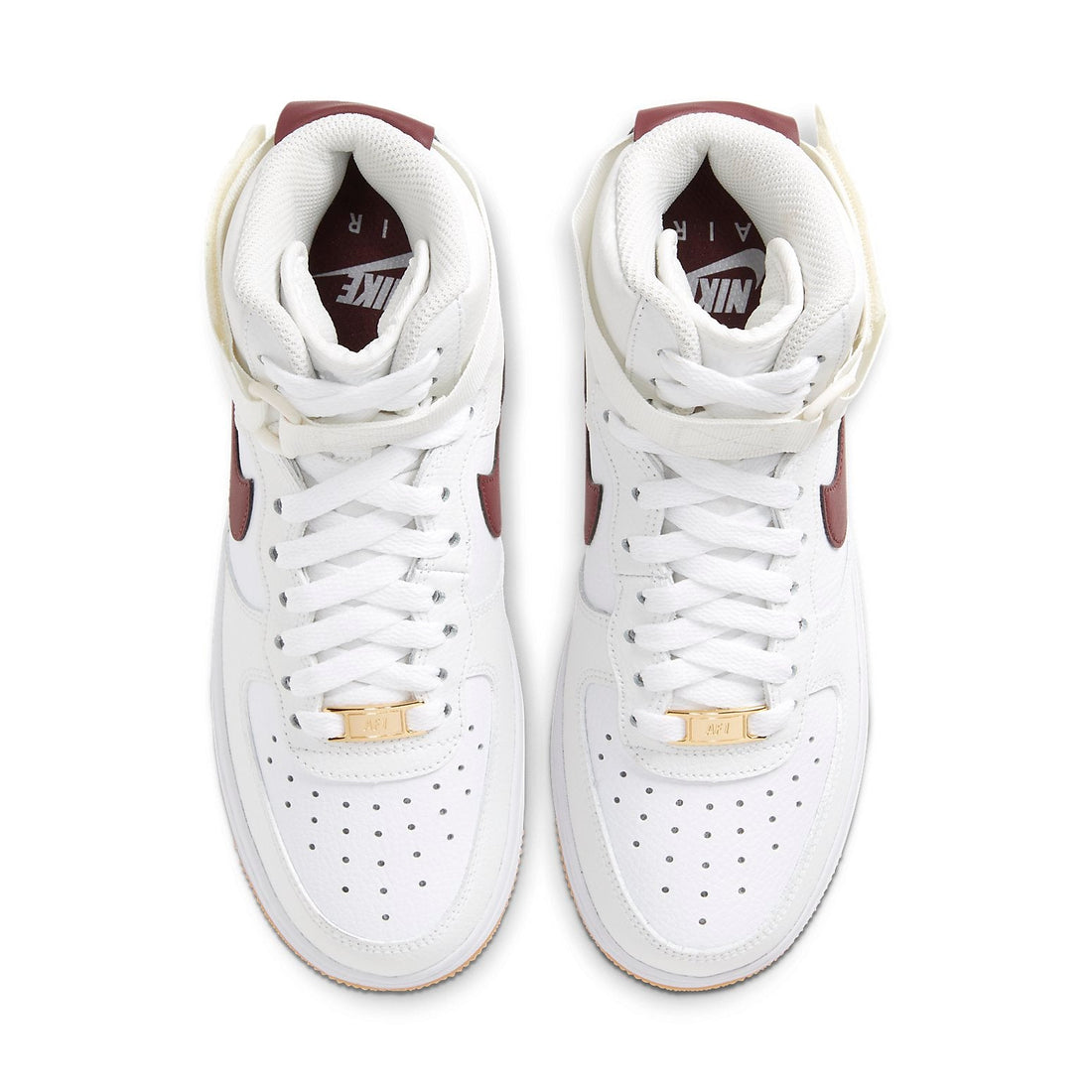 (WMNS) Nike Air Force 1 High 'White Night Maroon' 334031-113