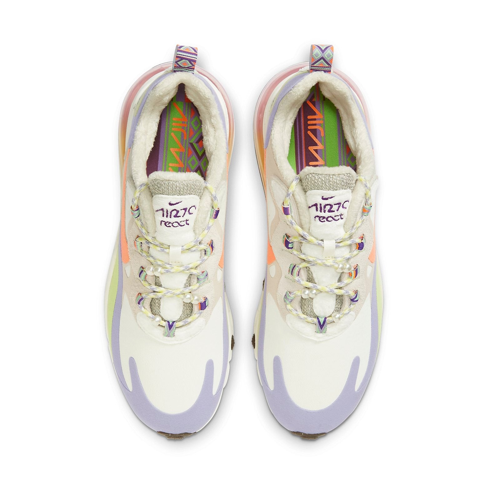 (WMNS) Nike Air Max 270 React 'Sail Orange Frost' DC3276-101
