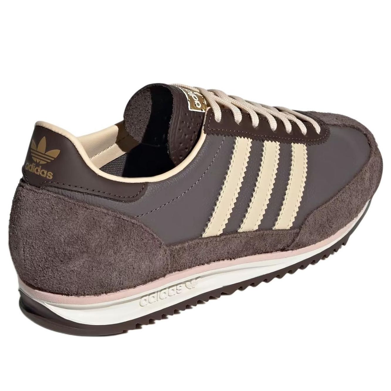 (WMNS) adidas originals SL 72 OG 'Charcoal Crystal Sand Brown' IF1937