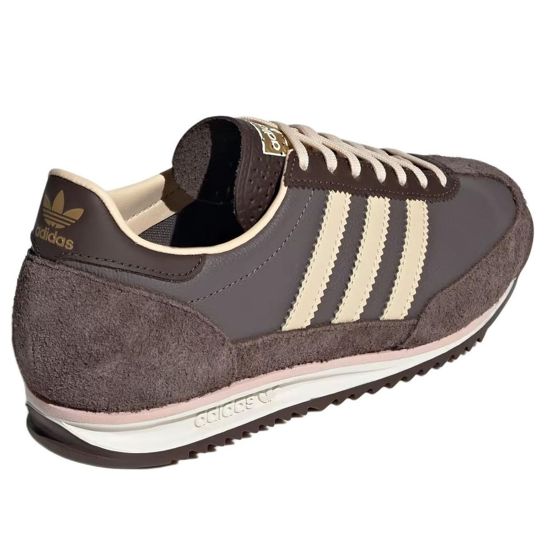 (WMNS) adidas originals SL 72 OG 'Charcoal Crystal Sand Brown' IF1937