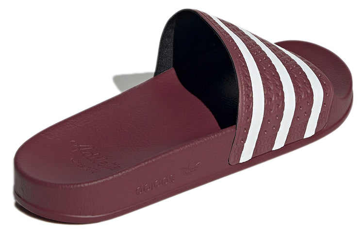 adidas Adilette Slides 'Quiet Crimson' GY1308