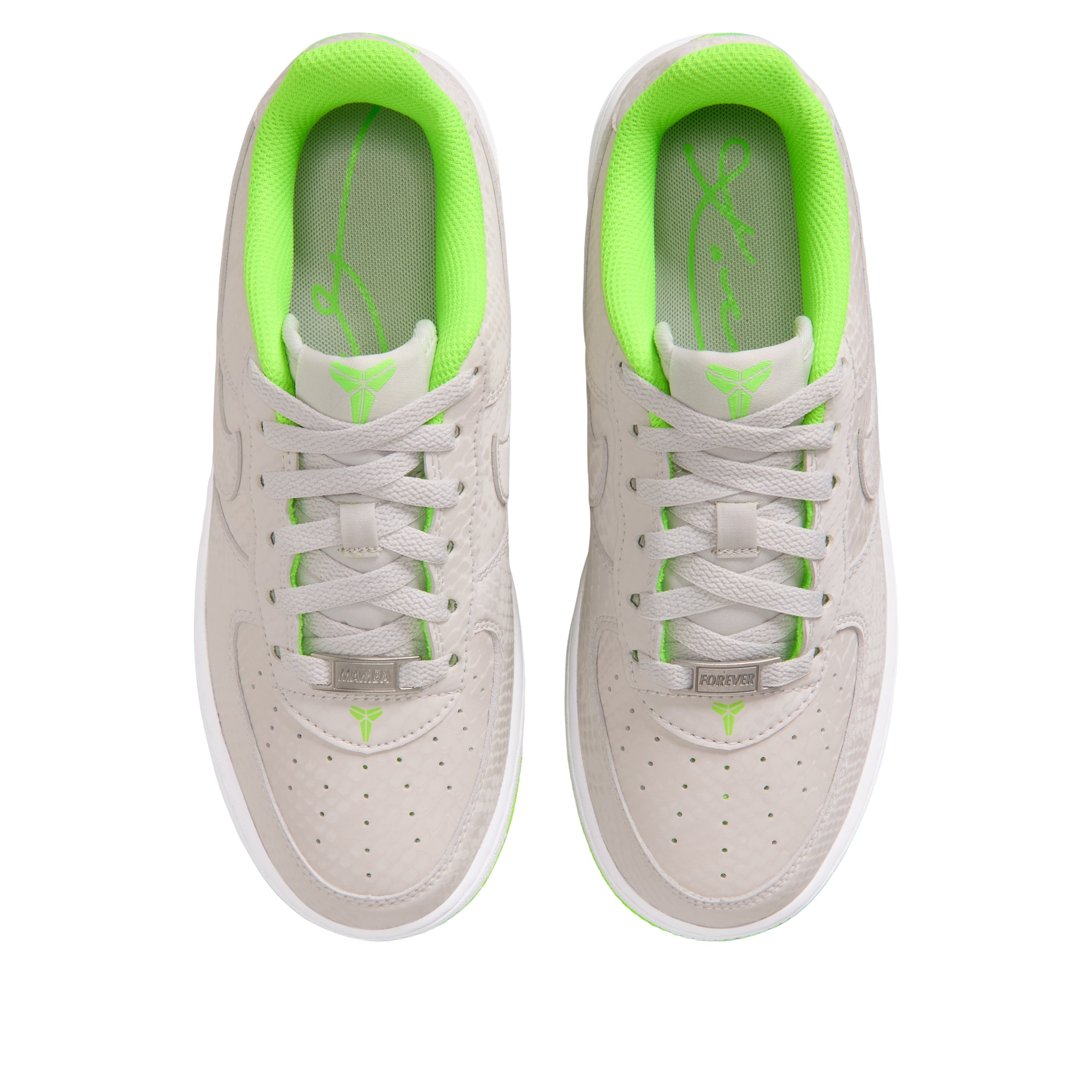 (GS) Nike Air Force 1 Low 'Kobe Bryan Forever Vast Grey Electric Green' IO4610-002