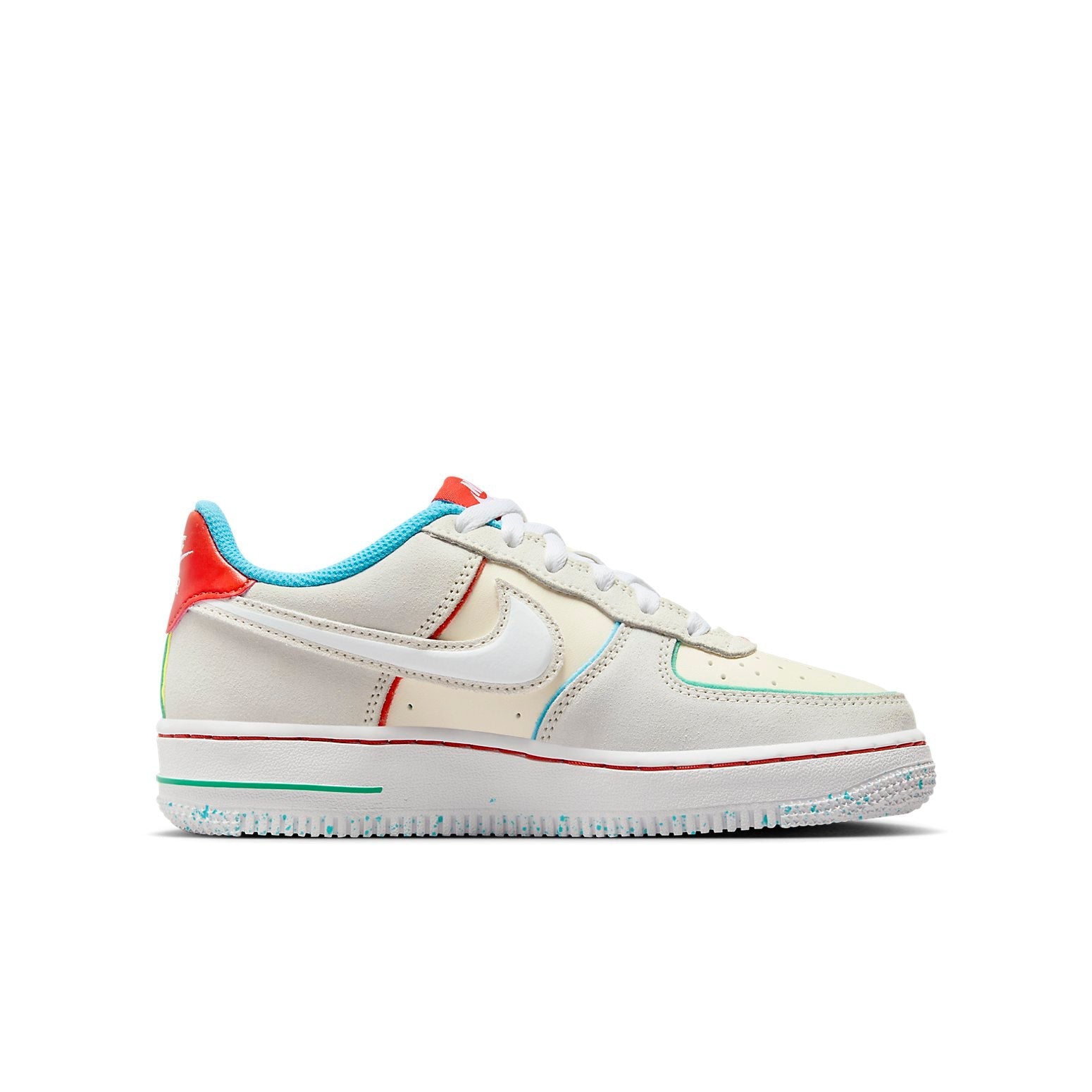 (GS) Nike Air Force 1 Low 'Swoosh Cookie Cutter' FQ8350-110