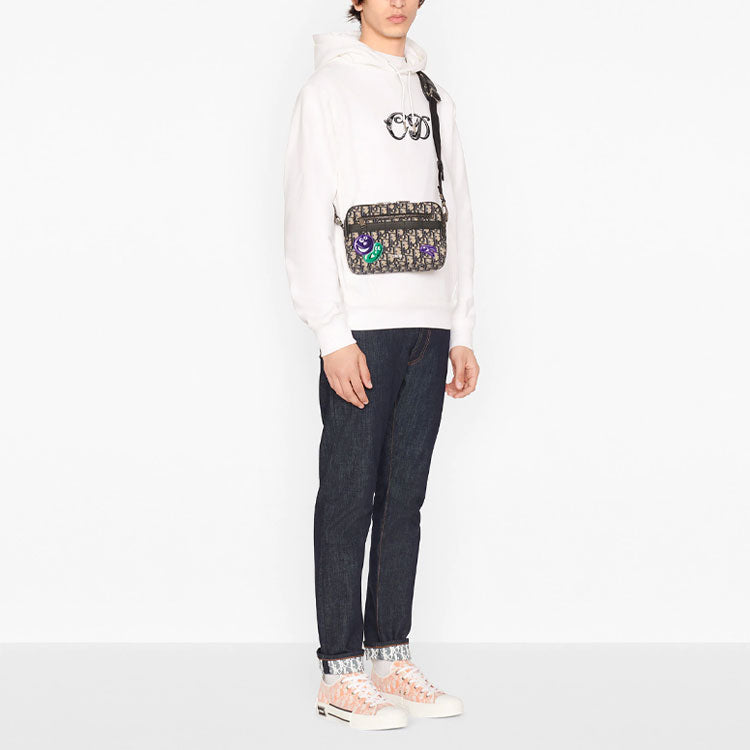 Men's DIOR x KENNY FW21 Casual White 193J688A0531-C089