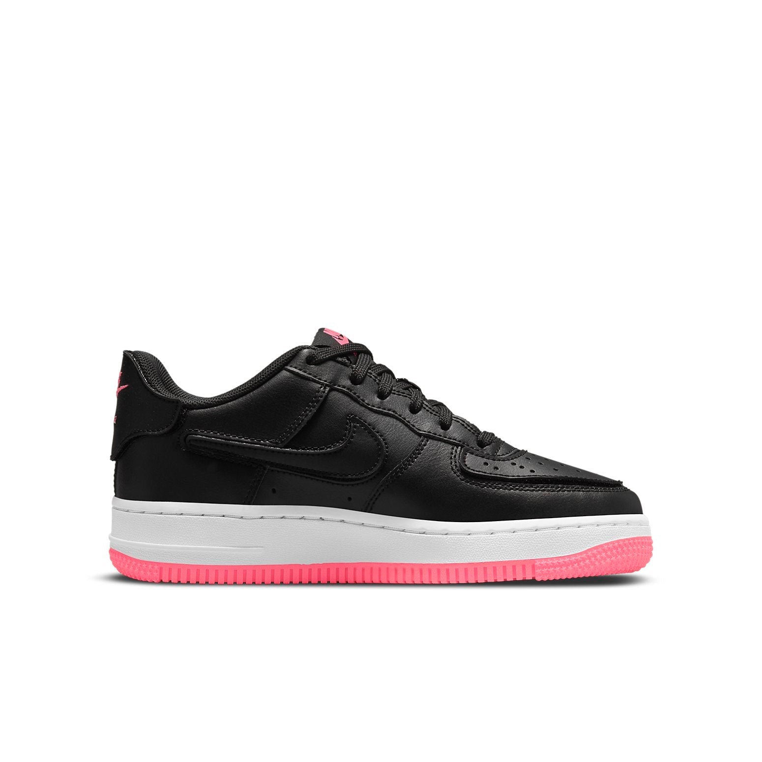 (GS) Nike Air Force 1/1 'Black Hyper Pink' DB4545-005