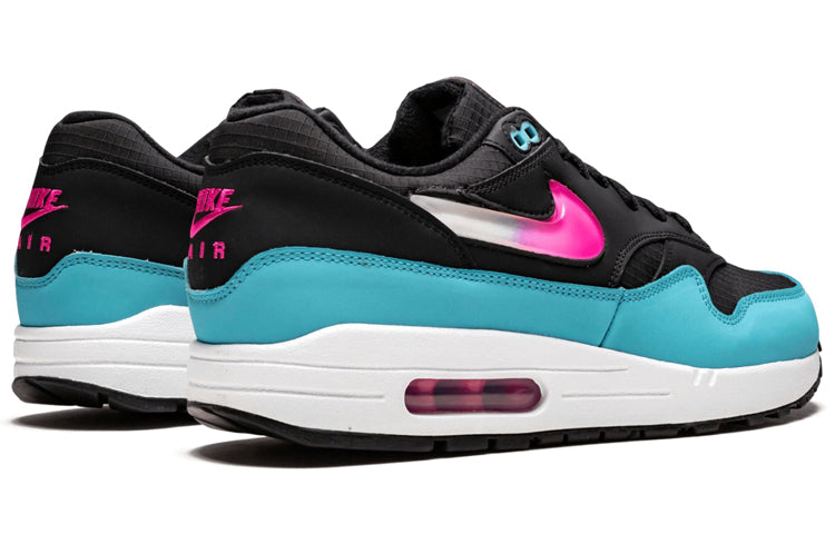 Nike Air Max 1 'Jewel Swoosh - Black Blue Furry' CI2450-001