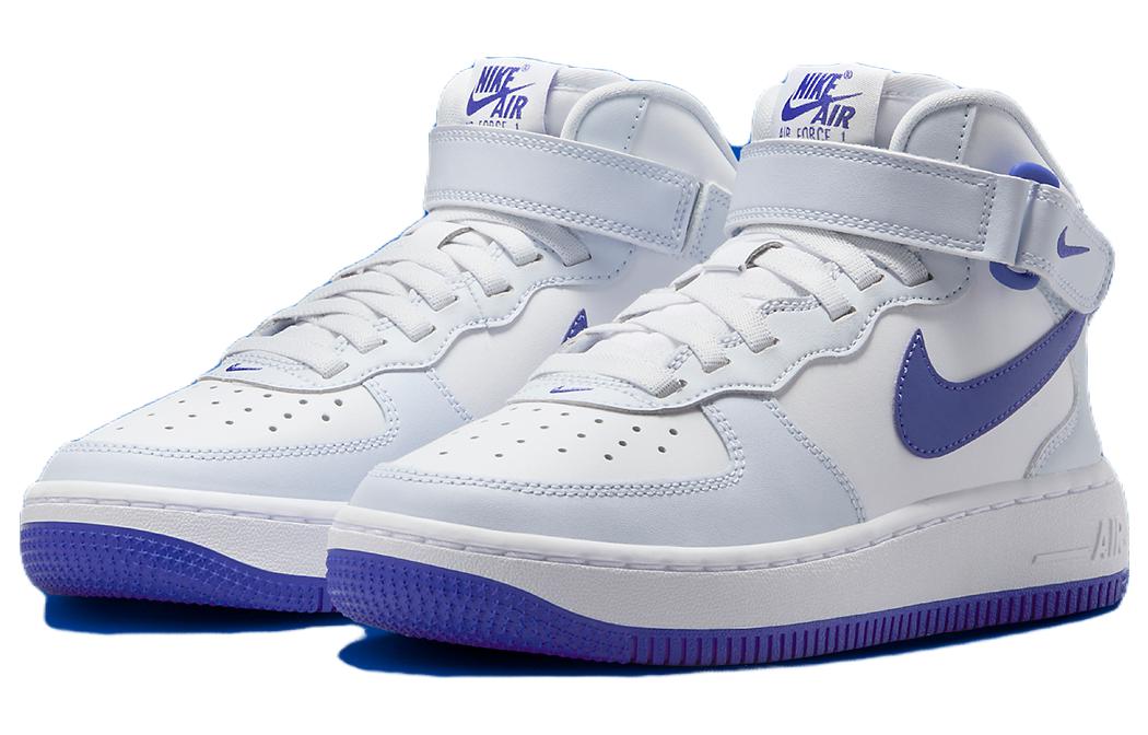 (GS) Nike Air Force 1 Mid EasyOn 'White Royal' FN1193-001