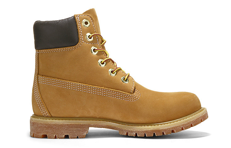 (WMNS) Timberland Icon Waterproof Nubuck Leather Boot 'Yellow' 10361M