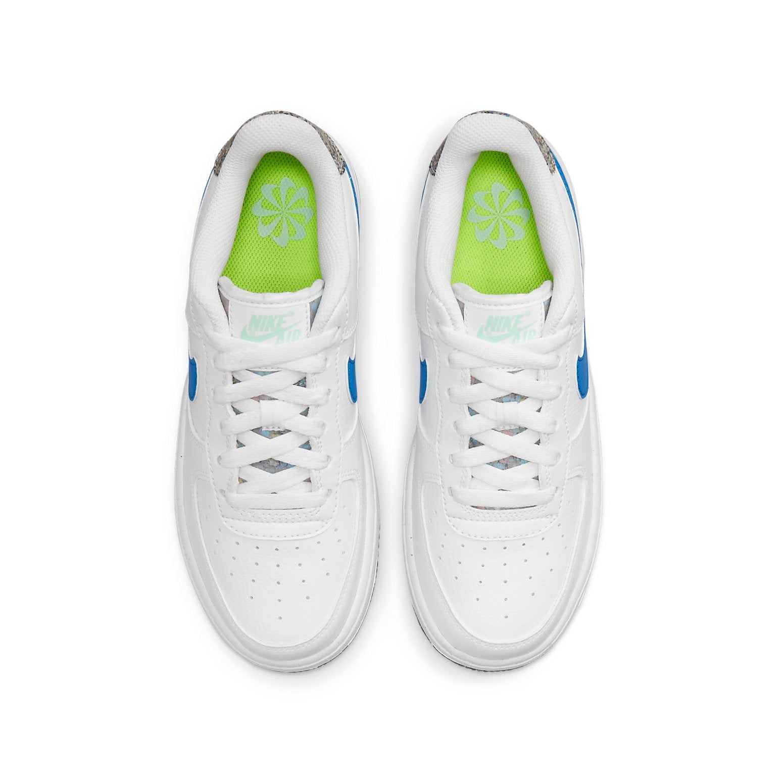 (GS) Nike Air Force 1 LV8 Next Nature Crater 'White Light Photo Blue' DR3098-100