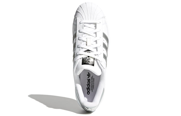(WMNS) adidas Superstar 'White Silver Metallic' AQ3091