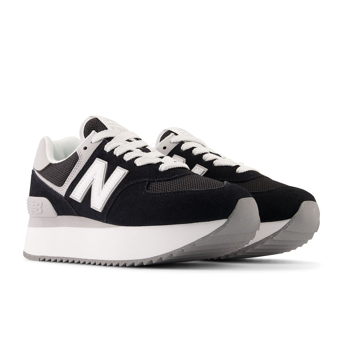 (WMNS) New Balance 574+ 'Black White' WL574ZSA