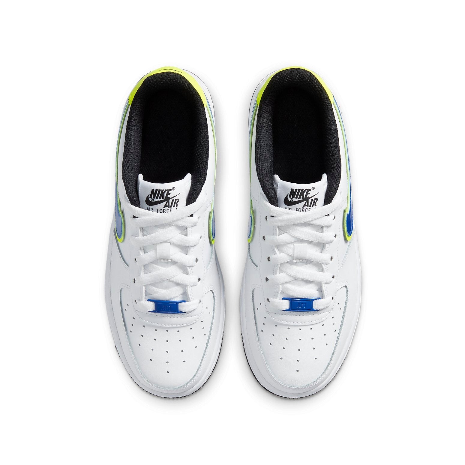 (GS) Nike Air Force 1 '07 'Volt Racer Blue' DB1555-100