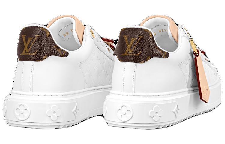 (WMNS) LOUIS VUITTON Time Out Trainers 'White Monogram with Beige' 1ABHRQ