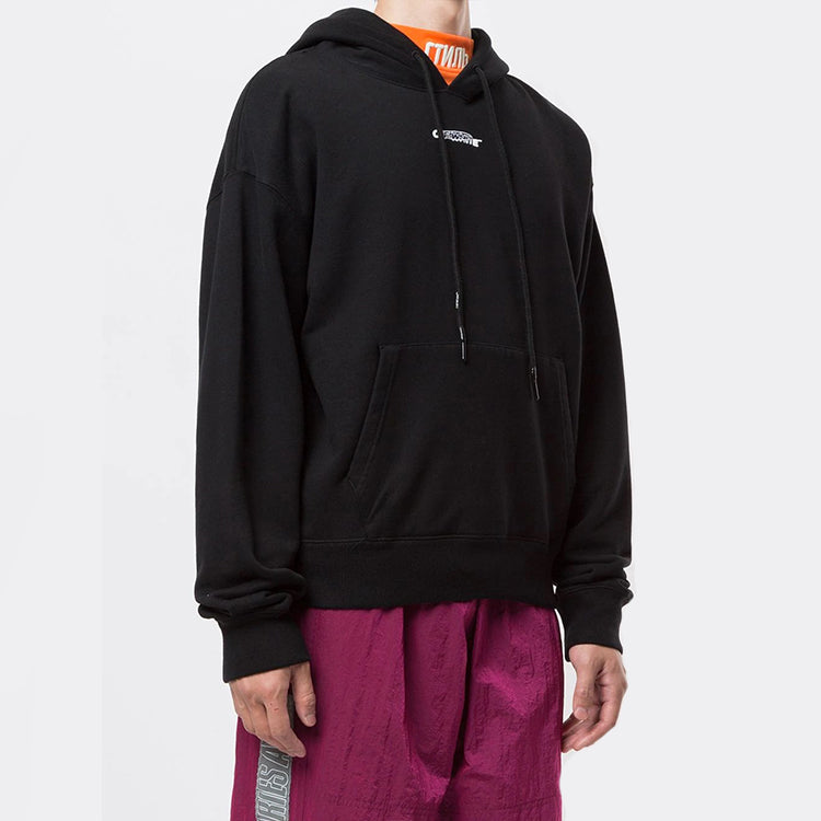 Men's Off-White Workers Logo Black OMBB037E20FLE0051001