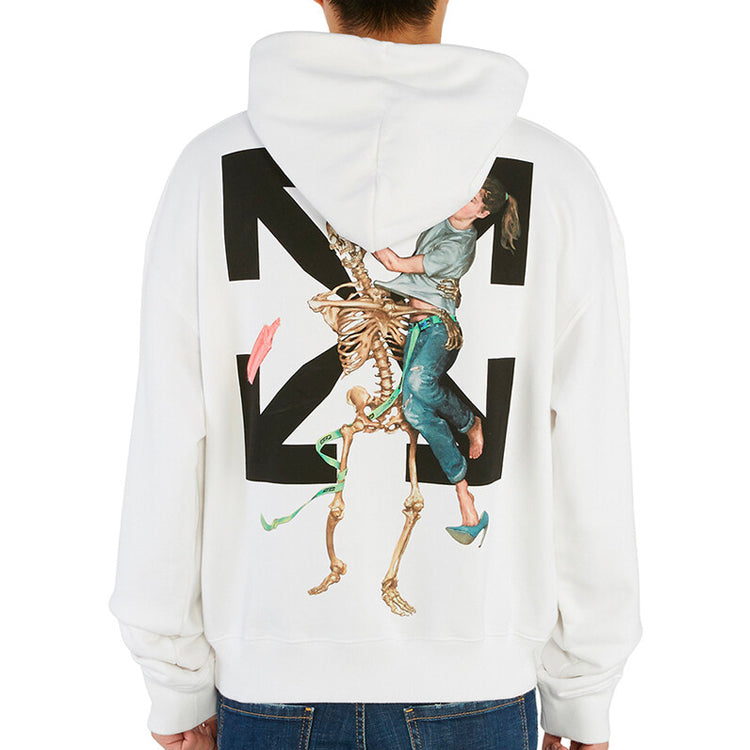 Off-White Pascal Painting Arrow Sweater Men's White OMBB037F20FLE0010110