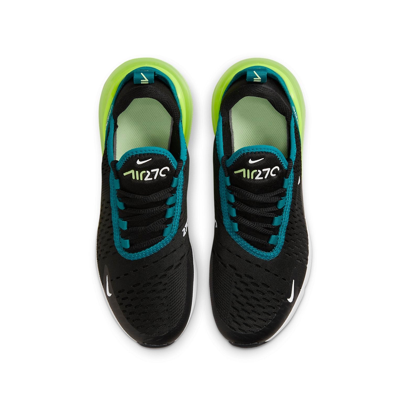 (GS) Nike Air Max 270 'Black Bright Spruce Volt' 943345-026