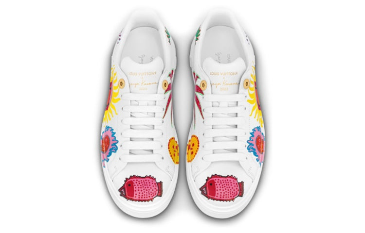 (WMNS) LOUIS VUITTON x YK ACADEMY Time Out Sneakers 'White with Icons' 1ABD7Z