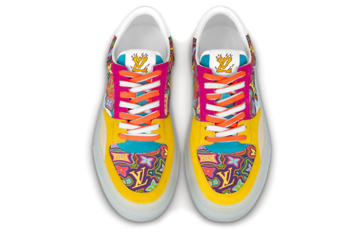 LOUIS VUITTON Ollie Logo Limited Edition Sneakers 'Psychedelic Monogram Canvas and Leather' 1A8Q6L