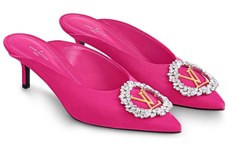 (WMNS) LOUIS VUITTON Madeleine Mule Heels 'Pink' 1A5BUY