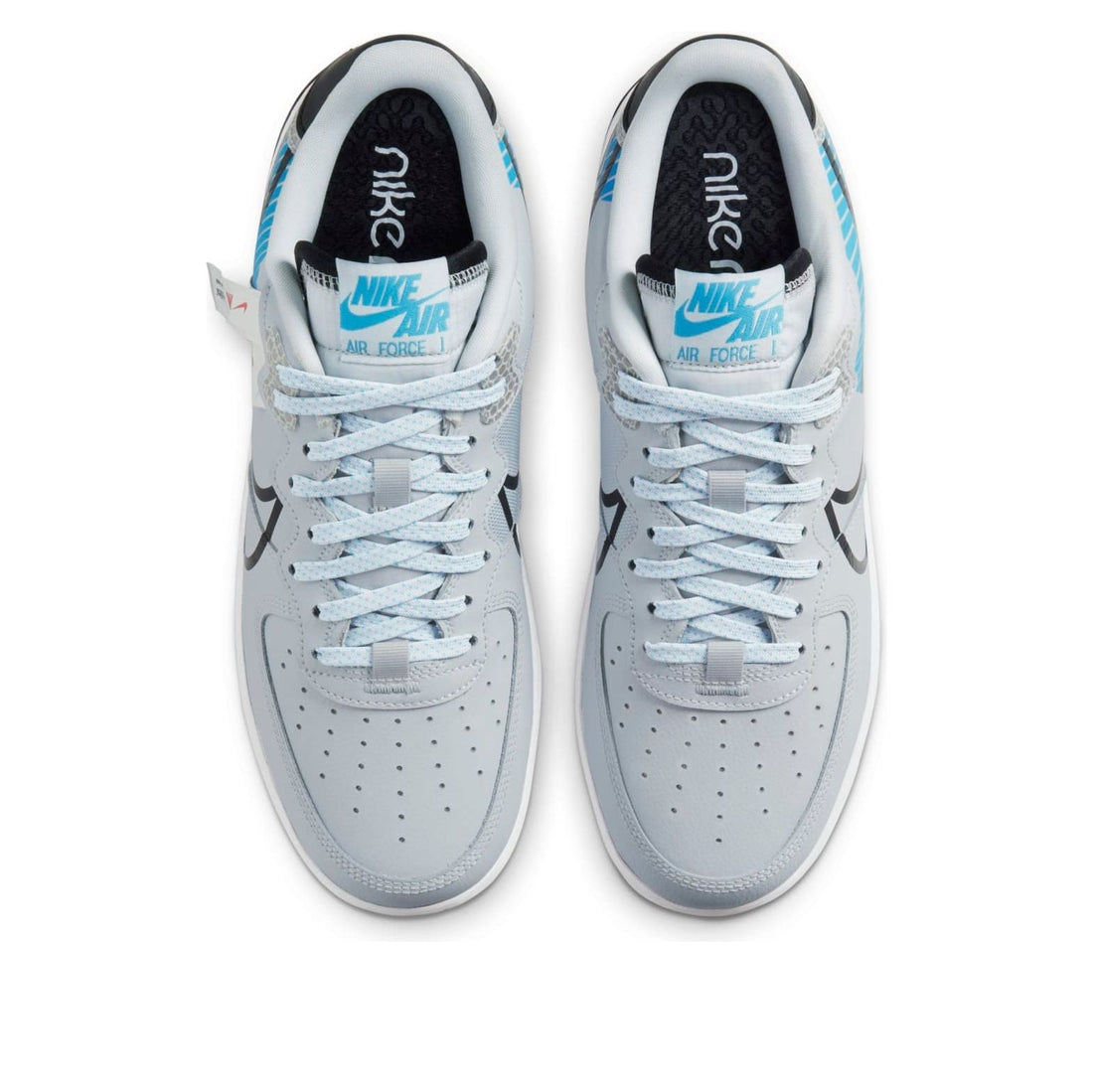 Nike x 3M Air Force 1 React LX 'Pure Platinum Baltic Blue' CT3316-001