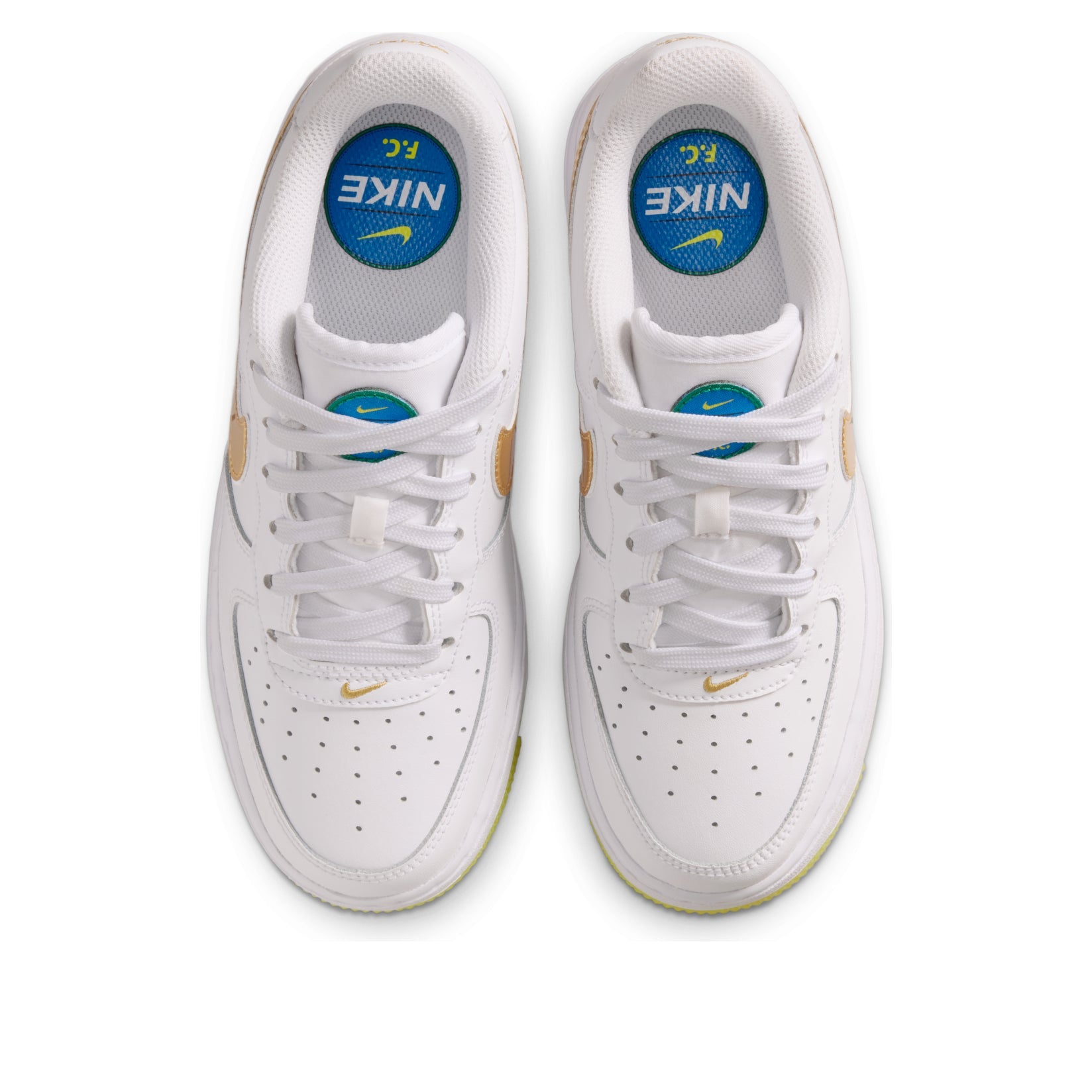 (GS) Nike Air Force 1 'White Soar Sonic Yellow' IR3538-100