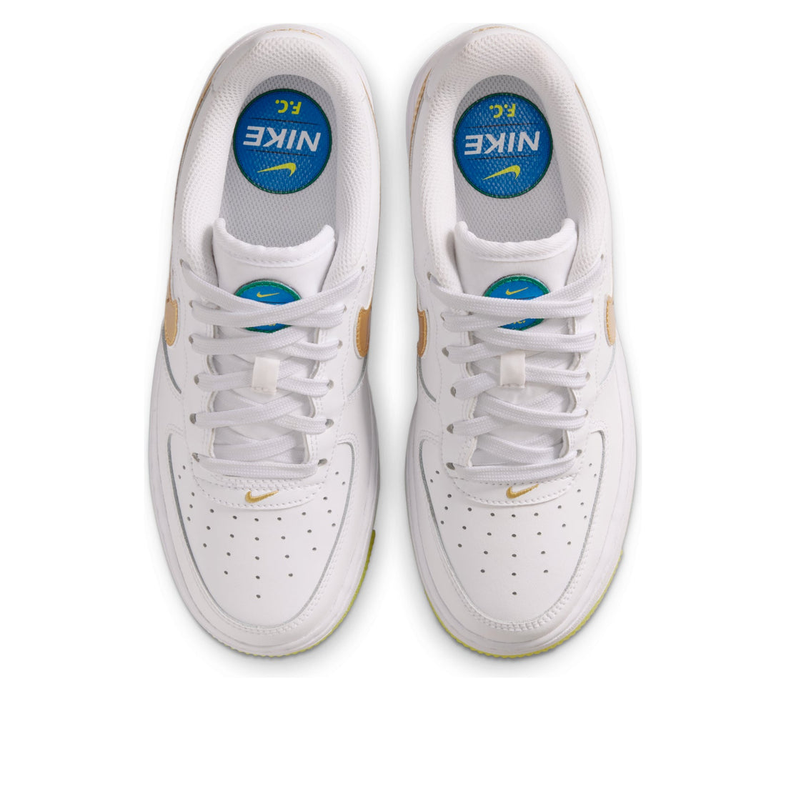 (GS) Nike Air Force 1 'White Soar Sonic Yellow' IR3538-100