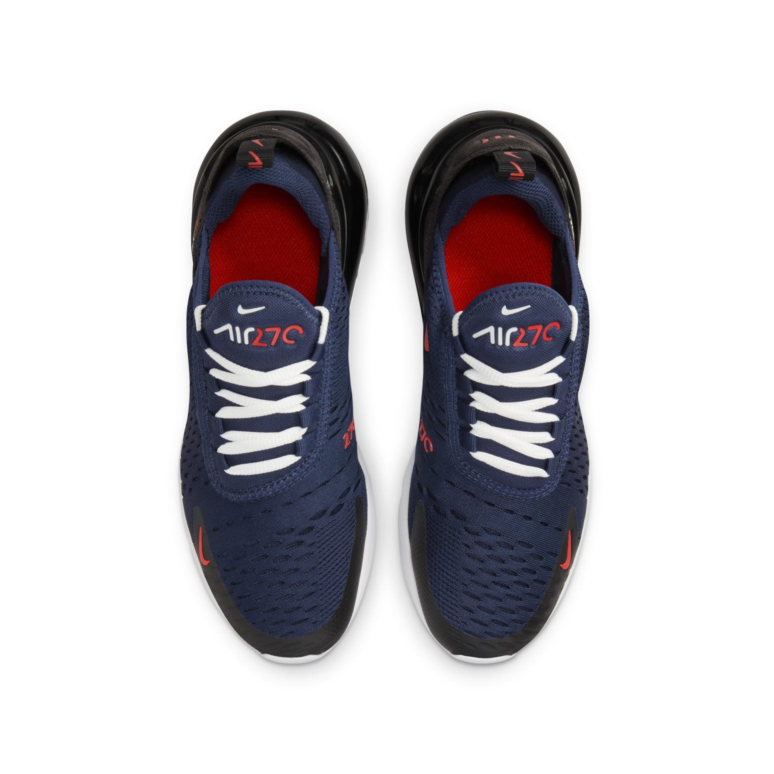 (GS) Nike Air Max 270 'Midnight Navy Picante Red' 943345-410