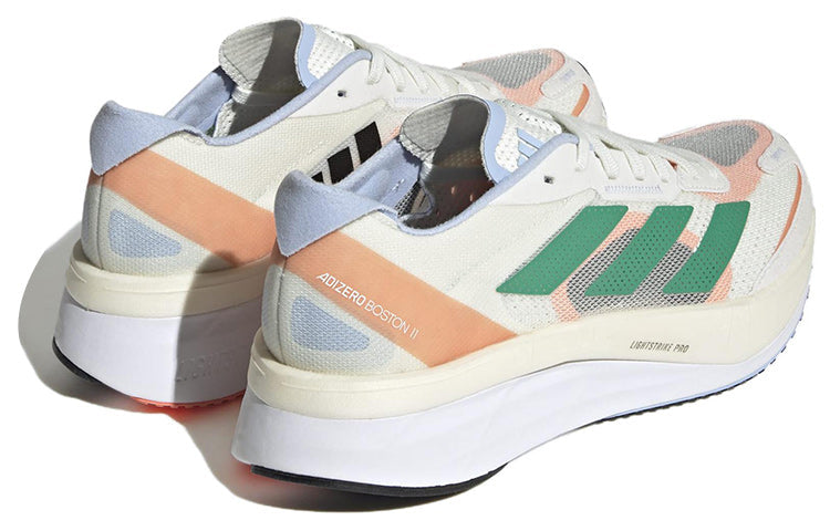 (WMNS) adidas Adizero Boston 11 'White Tint Court Green' HQ3697