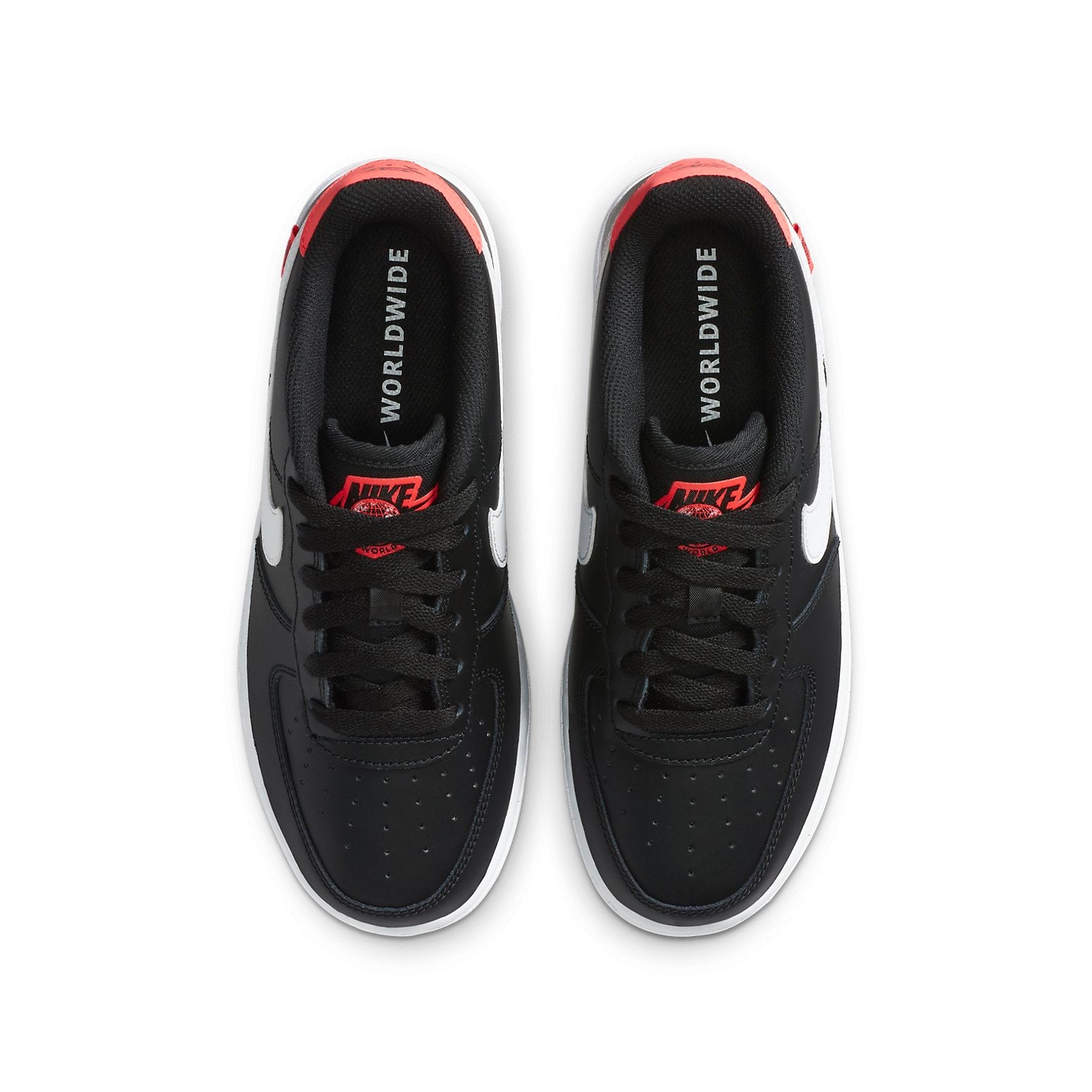 (GS) Nike Air Force 1 '07 Low 'Worldwide Pack - Black Flash Crimson' CN8533-001