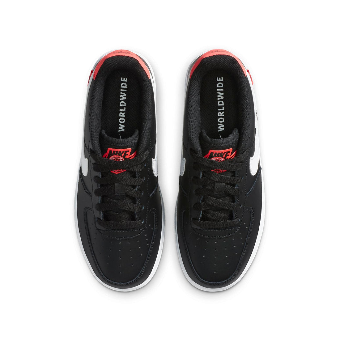 (GS) Nike Air Force 1 '07 Low 'Worldwide Pack - Black Flash Crimson' CN8533-001