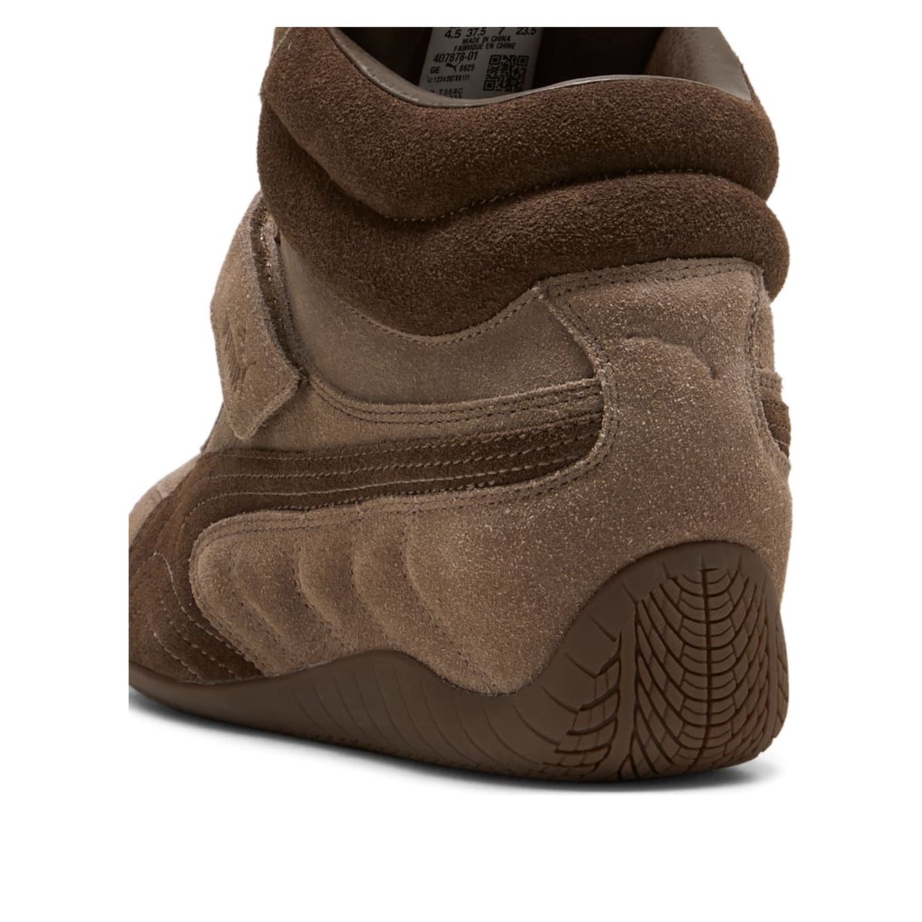 (WMNS) PUMA x Alexander McQueen Speedcat Mid Wedge 'Brown' 407878-01