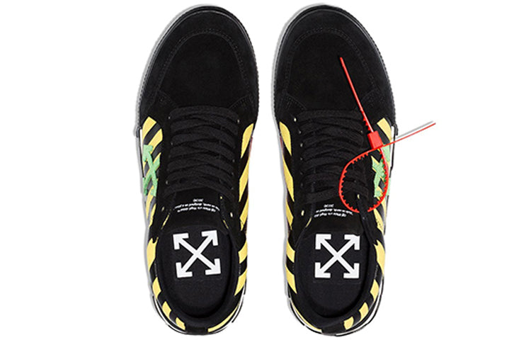 Off-White Vulc Low 'Black Yellow Green' OMIA085E19C210476040