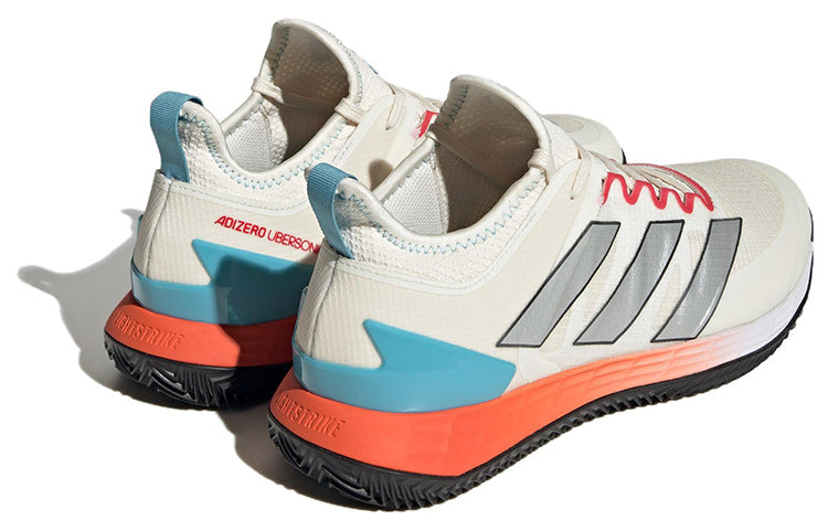 adidas Adizero Ubersonic 4 Clay Court s 'White Silver Metallic Preloved Blue' HQ5930