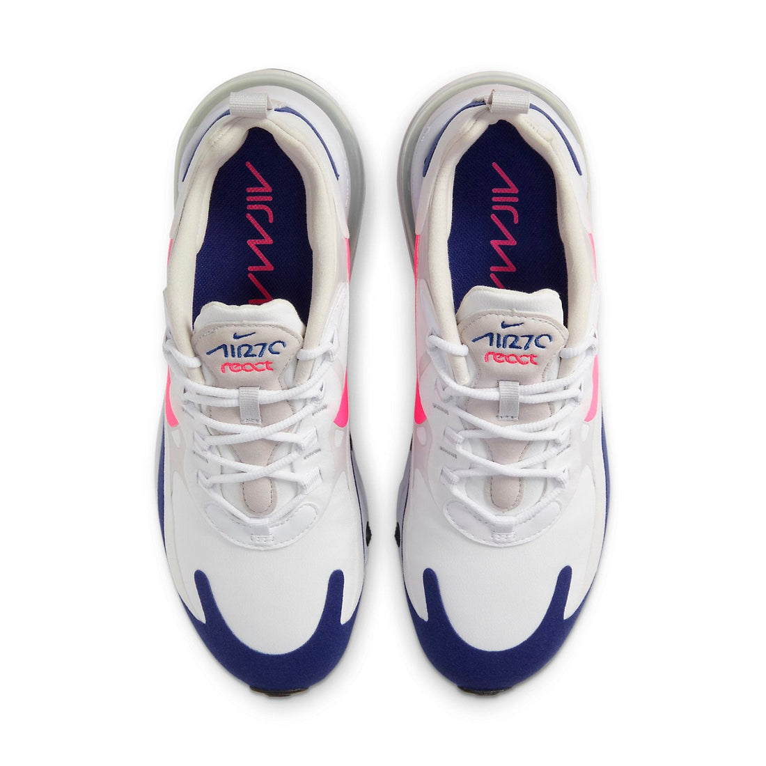 (WMNS) Nike Air Max 270 React 'White Pink Blue' CU7833-101