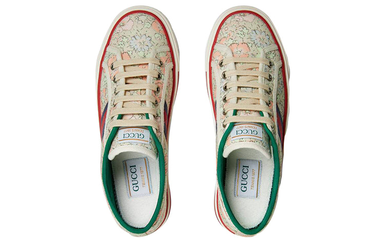 (WMNS) Liberty of London x Gucci Tennis 1977 'Floral - Mint Green' 606110-2I410-3960