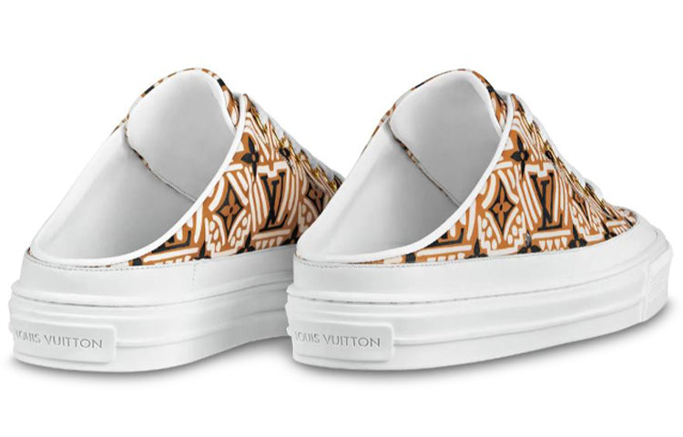 (WMNS) LOUIS VUITTON LV Crafty Stellar Mules 'Brown Black White' 1A85N8