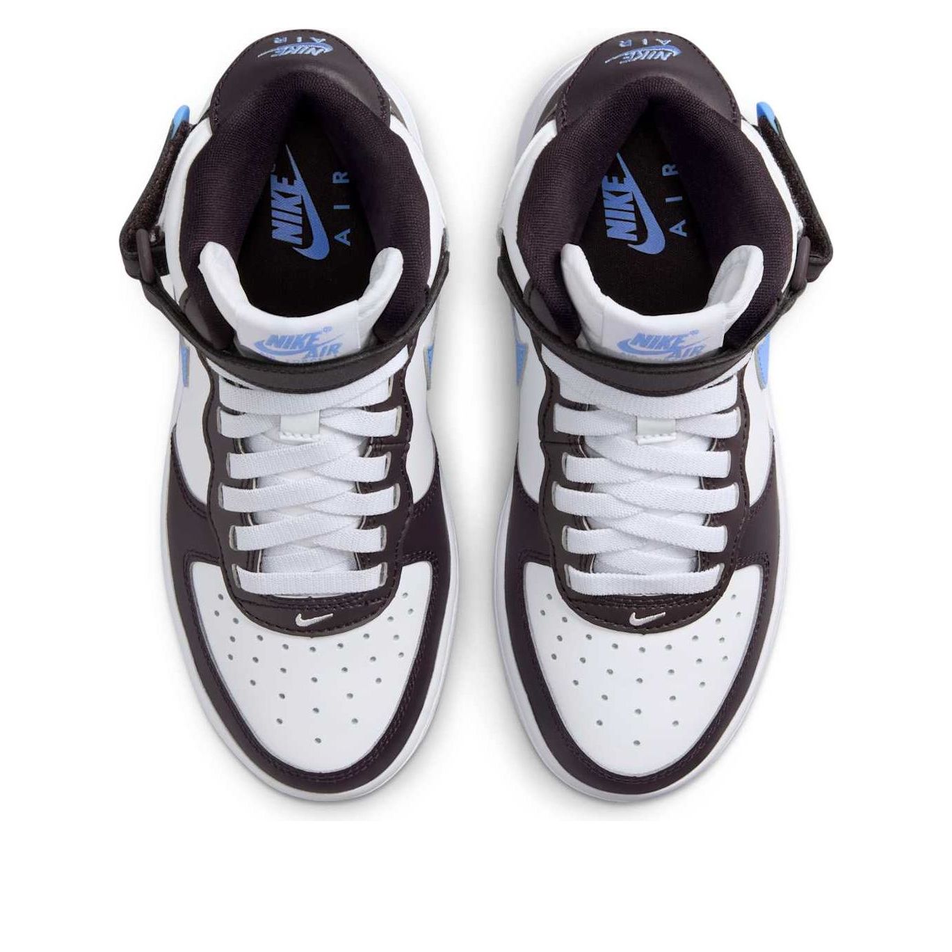 (GS) Nike Air Force 1 Mid EasyOn 'Burgundy Ash White Royal' FN1193-600