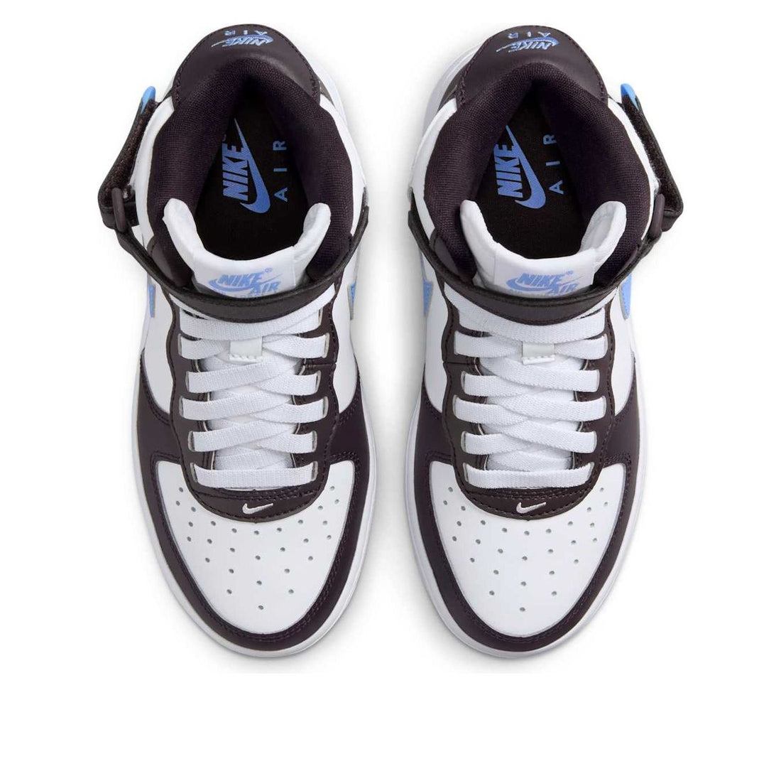 (GS) Nike Air Force 1 Mid EasyOn 'Burgundy Ash White Royal' FN1193-600