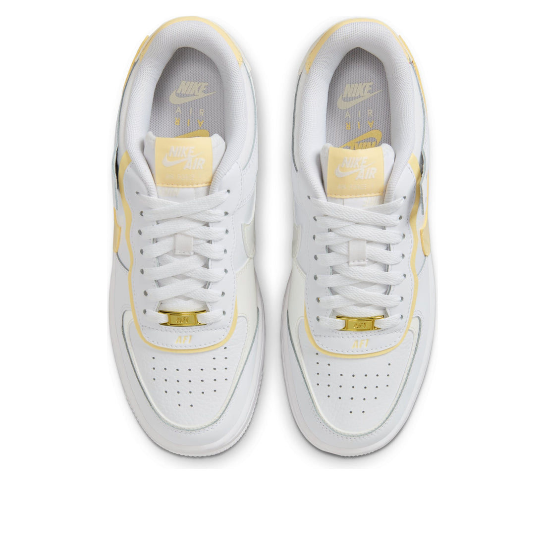(WMNS) Nike Air Force 1 Shadow 'White Soft Yellow' CI0919-122