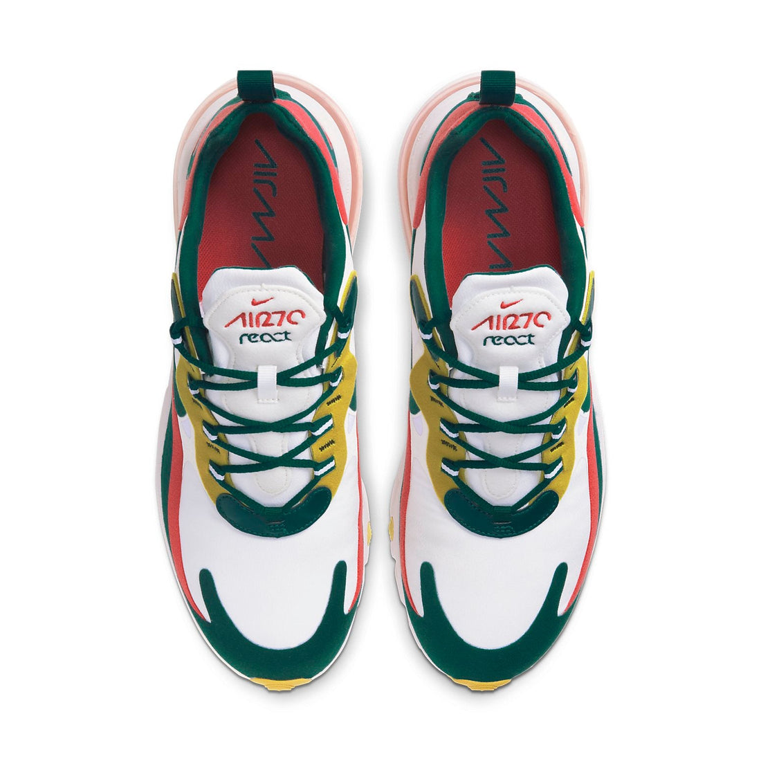 Nike Air Max 270 React 'White Turquoise Yellow' CT1264-103